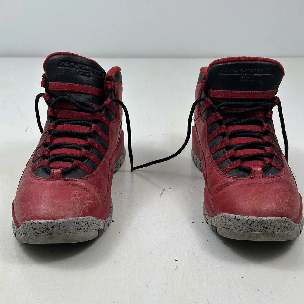 Air Jordan 10 Retro 30th Bulls Over Broadway Shoes‎ Men 9 Gym Red 705178 601